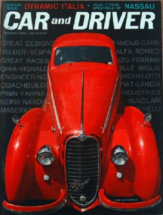 CAR & DRIVER 1962 MAR - ITALIAN SPECIAL, NASSAU